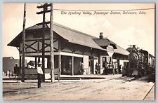 Delaware, Ohio OH - Passenger Station of the Hocking Valley - Vintage Postcard picture