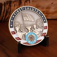 Coast Guard First Salute Challenge Coin picture