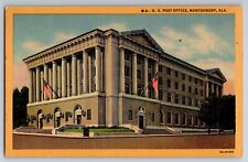 U.S. Post Office in Montgomery AL Postcard 6A-H1703 Postcard picture