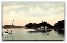Rochester NY-New York, Irondequoit Bay, Snyder's Island ~ Cabins docks picture