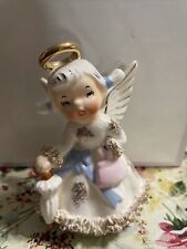 Vintage Girl Figurine AUGUST Birthday ANGEL 4
