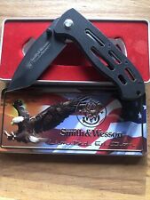 Smith & Wesson G10 Homeland Security w/Slot Handle & Black Tanto Blade W/Tin picture