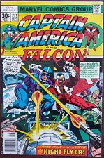 Captain America And The Falcon #213 F/VF 7.0 (Marvel 1977) ~ Red Skull ~ Kirby ✨ picture