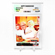 HAPPY THANKSGIVING Photo Card 2023 GleeBeeCo Holo Fun Slabbed #HPTR-L Only /49 picture