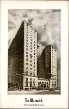 Warwick Hotel Philadelphia Pennsylvania ~ artist rendering ~ vintage postcard picture