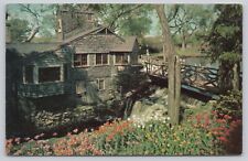 Postcard Old Grist Mill Seekonk MA picture