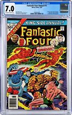 Fantastic Four Annual #11 CGC 7.0 (1976, Marvel) Jack Kirby Cover, Invaders app. picture