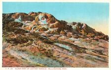 Vintage Postcard 1920's Older Part Jupiter Terrace Yellowstone National Park WY picture