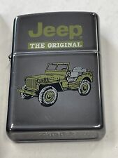 ZIPPO 1997 JEEP WWII WILLY'S ORIGINAL MIDNIGHT CHROME LIGHTER SEALED BOX 151S picture