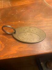 Vintage Oval Brass Gag Presidential OVAL OFFICE Key Fob White House w/ Stars picture