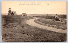 Martha's Vineyard Island MA~Road to Gay Head Light House~Keeper's Cottage~1930s picture