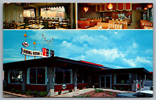 Postcard Cortez Motel Coffee Shop Garden Dining Room Cortez Colorado Chrome picture