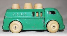 VINTAGE BARCLAY BEER TRUCK ( 5 WOODEN BARRELS INCLUDED) 1940s No. 376 DIE-CAST picture