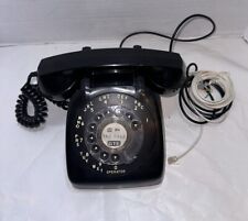 Vtg  1960's Black Automatic Electric GTE Rotary Dial Telephone Northlake USA picture