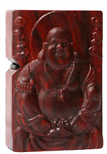 Natural Rosewood Maitreya Buddha Lighter Box For Zippo Insert Kit(Case Only) R picture