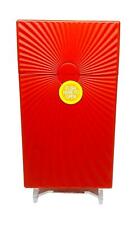Fujima Red Sun Rise Design 100s Size Push-N-Open Button Cigarette Case picture