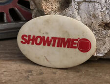 Vintage Showtime 2.75” Pinback Button Pin TV Channel Promo Promotion Oval Rare picture