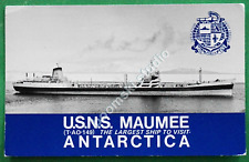 USNS MAUMEE T-AO 149 color postcard unused (CAN-140) picture