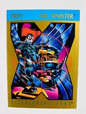 1992 SKYBOX; MARVEL STRYFE'S STRIKE FILE: MR. SINISTER NM-MT CARD picture