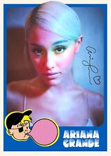 R1 Ariana Grande Blue 1/1 Custom Trading Card By MPRINTS picture