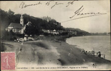 Postcard 1906 Chaumont sur Loire Loir et Cher, The Church and the Castle, posted picture
