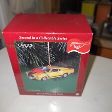 Carlton Cards Revved, Wrapped & Ready - '70 Ford Mustang Boss 302 Xmas Ornament picture
