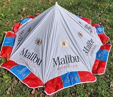 NEW 1980's Malibu Cigarettes Tobacco Promo Advertising Beach Umbrella picture