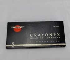 Vintage Crayonex Crayons 24 Prang 323X American Crayon Co picture