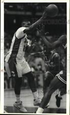 1991 Press Photo Syracuse University and Canadian National Basketball Game picture