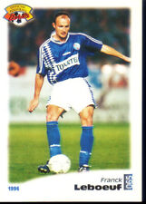CARD PANINI OFFICIAL FOOTBALL CARDS 1996 FRANCK LEBOEUF STRASBOURG # 65 picture