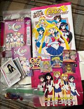 Vintage Sailor Moon Lot of cards book animated game picture