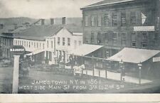 JAMESTOWN NY - Jamestown In 1861 West Side Main Street From 3rd To 2nd PMC picture