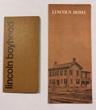 1975 & 1993 ABRAHAM LINCOLN NATIONAL HISTORIC SITE BROCHURES ~ NPS picture