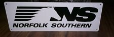 Norfolk southern advertising metal sign mechanics garage 4x12 50034  picture