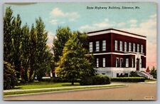 Missouri Sikeston State Highway Building Street View Cancel 1953 VTG PM Postcard picture