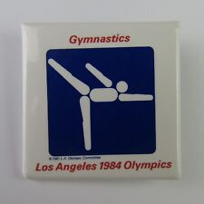 L.A. Button Co. Los Angeles 1984 Olympics Gymnastics 1.5