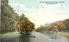 Wissahickon Creek Fairmount Park, Philadelphia, PA Antique Postcard c1917 RPPC picture