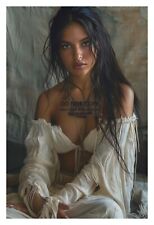GORGEOUS YOUNG SEXY NATIVE AMERICAN LADY 4X6 FANTASY PHOTO picture