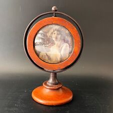 Antique Art Deco Round Footed Photo Art “Timeless Beauty” picture