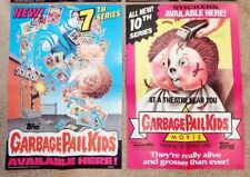 LOT 2 1986 Topps Garbage Pail Kids Original Series 7 & 10 GPK MOVIE OS POSTERS picture