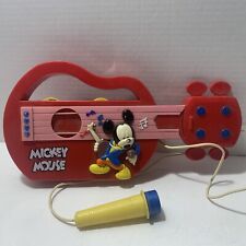 Mickey Tronics Sing A Long FM Radio Vintage Mickey Mouse Walt Disney Guitar Toy picture