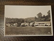 Postcard RPPC Real Photo Kentucky Renfro Valley Settlement Cabins Cline I Y 358 picture