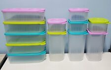 Tupperware New Fresh N Cool Container Set 12 Piece With Lids Bold Summer Colors picture