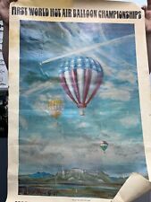 first world hot air balloon championships poster Lloyd Goff 1973 Albuquerque picture