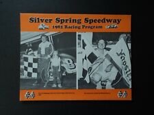 1982 Silver Spring MD Racing Program Sprint Car Dirt Late Model Great Condition picture
