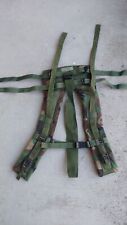 US Army MOLLE II Large Rucksack Shoulder Straps - Woodland Camo picture
