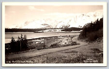 Vintage Postcard AK Port Chilkoot RPPC Mountains Snow Real Photo ~8353 picture
