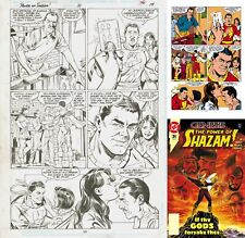 Jerry Ordway Dick Giordano Original Power of Shazam #31 Art Page Cap Mary / JLA picture