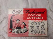 Old fashioned cookie cutters with original box picture