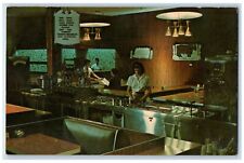1972 Interior View Idlenot Farm Restaurant Springfield Vermont Vintage Postcard picture